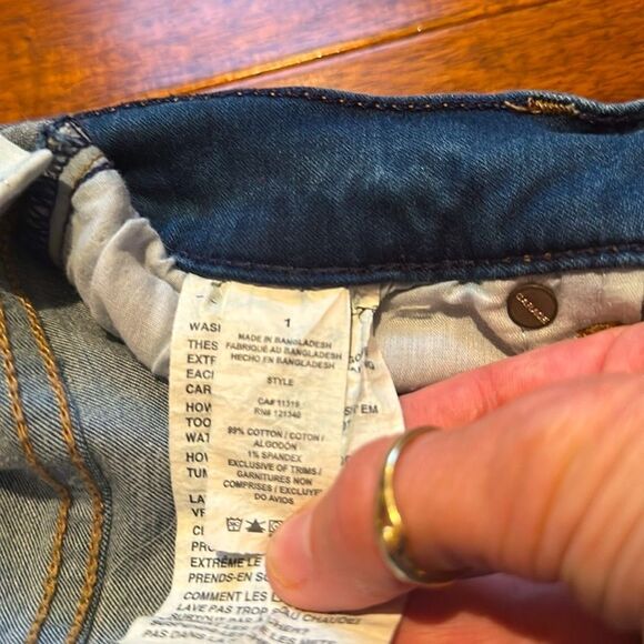 Garage Denim Distressed Women Shorts Size 01 - Picture 9 of 9